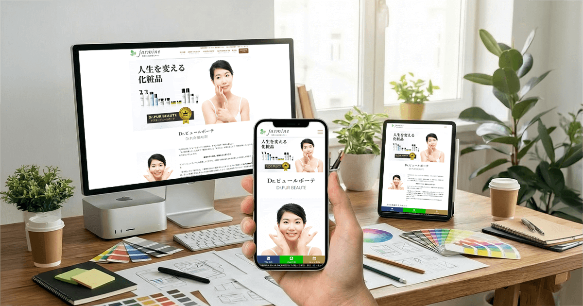 エステサロン｜Webサイト（jasmine）